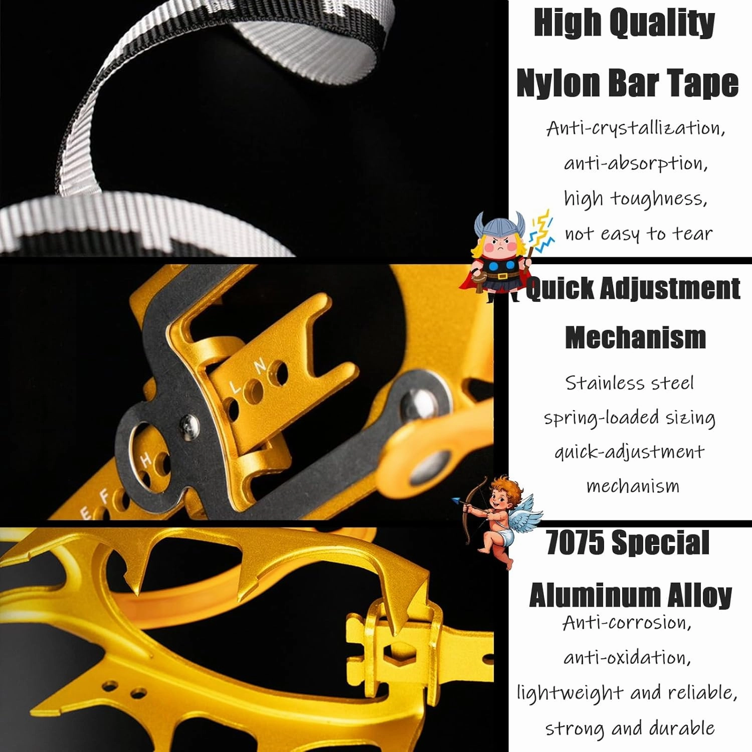 14 Teeth Ice Crampons Snow Skid Spikes Winter Snow Boots Shoe Cover Clips with a Carabiner for Outdoor Snow Hiking and Climbing