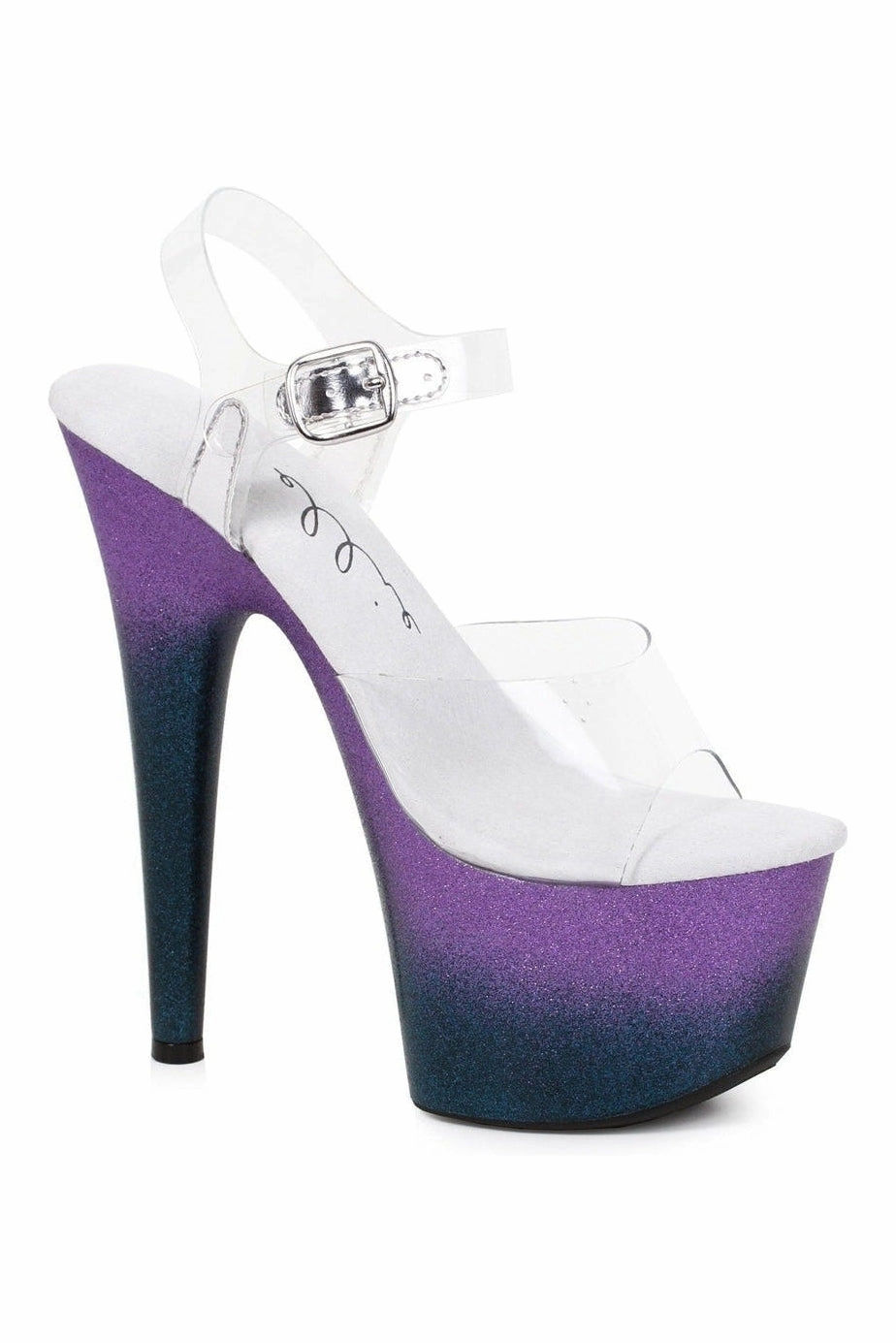 709-SHOW Platform Sandal  | Clear Vinyl