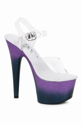 709-SHOW Platform Sandal  | Clear Vinyl