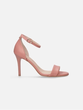 95mm Vegan Apple Leather Sandal | Nude Elegance