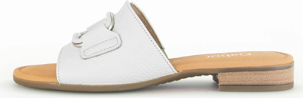 *FINAL SALE*42.792.50- White Leather||*VENTE FINALE*42.792.50 - Cuir blanc