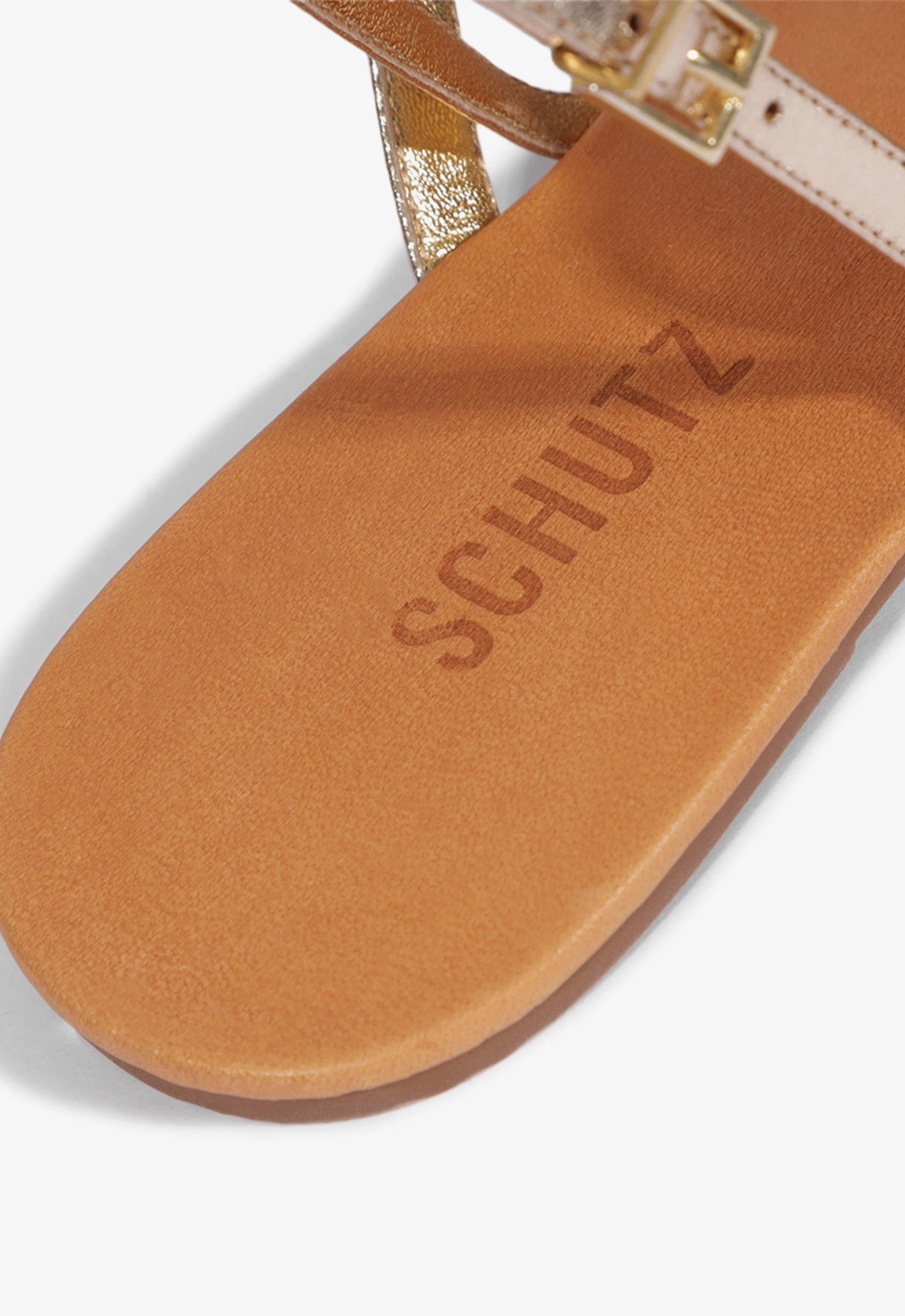 Acacia Gold Leather Sandal