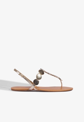Acacia Gold Leather Sandal