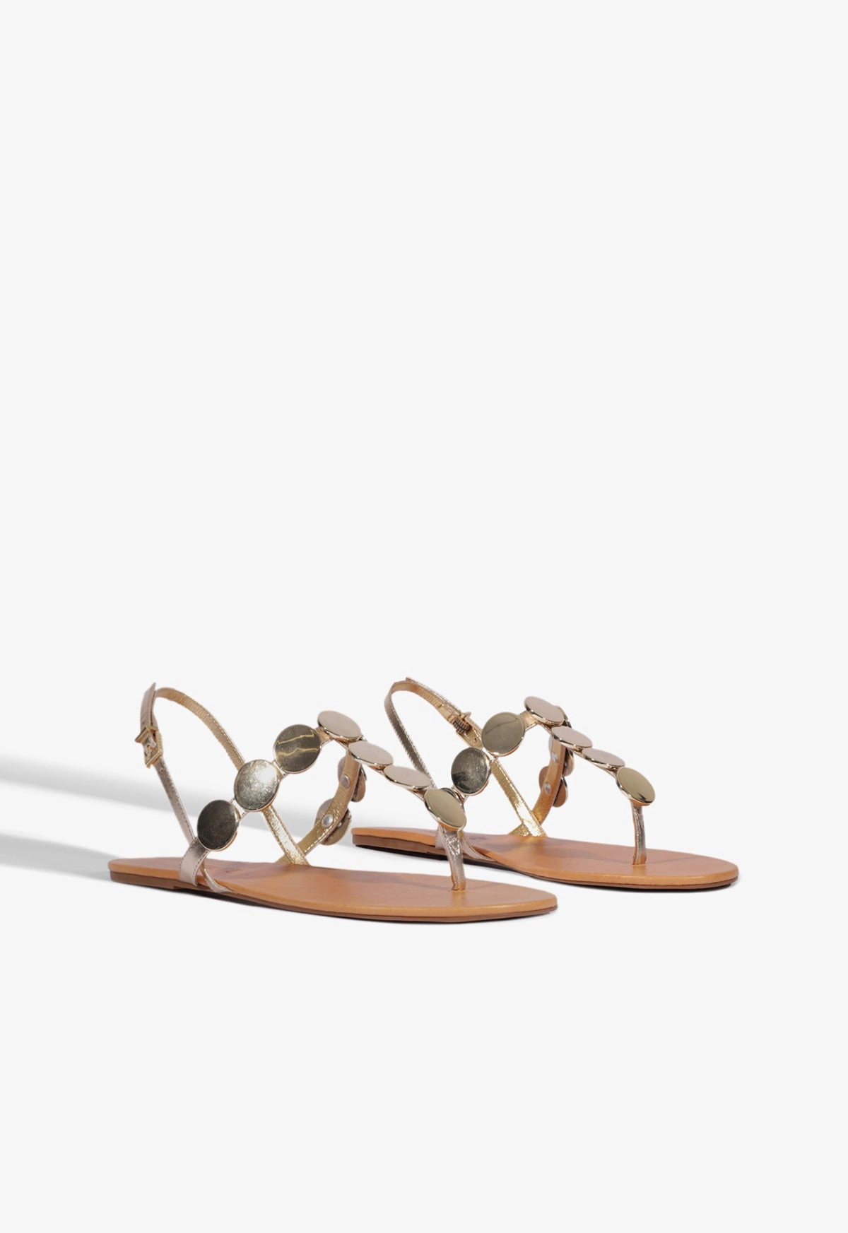 Acacia Gold Leather Sandal