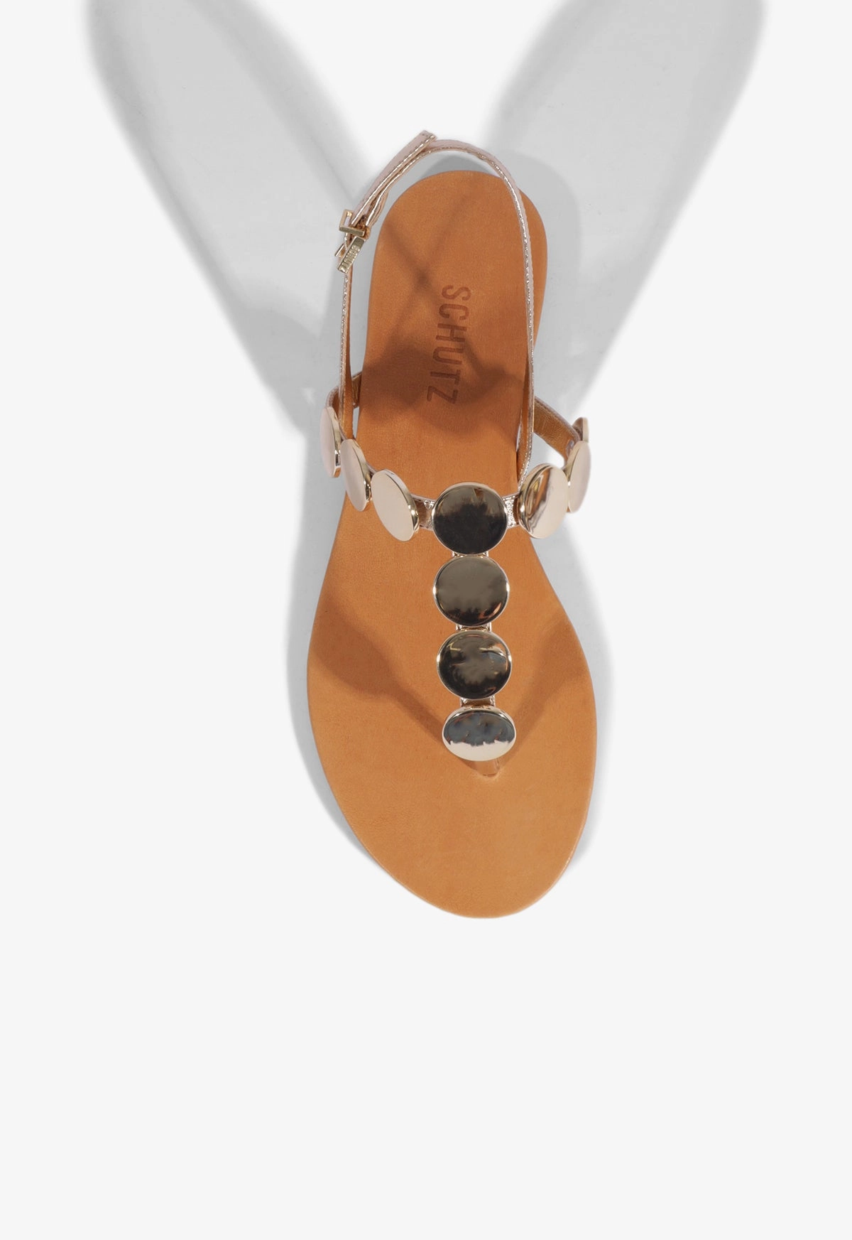 Acacia Gold Leather Sandal