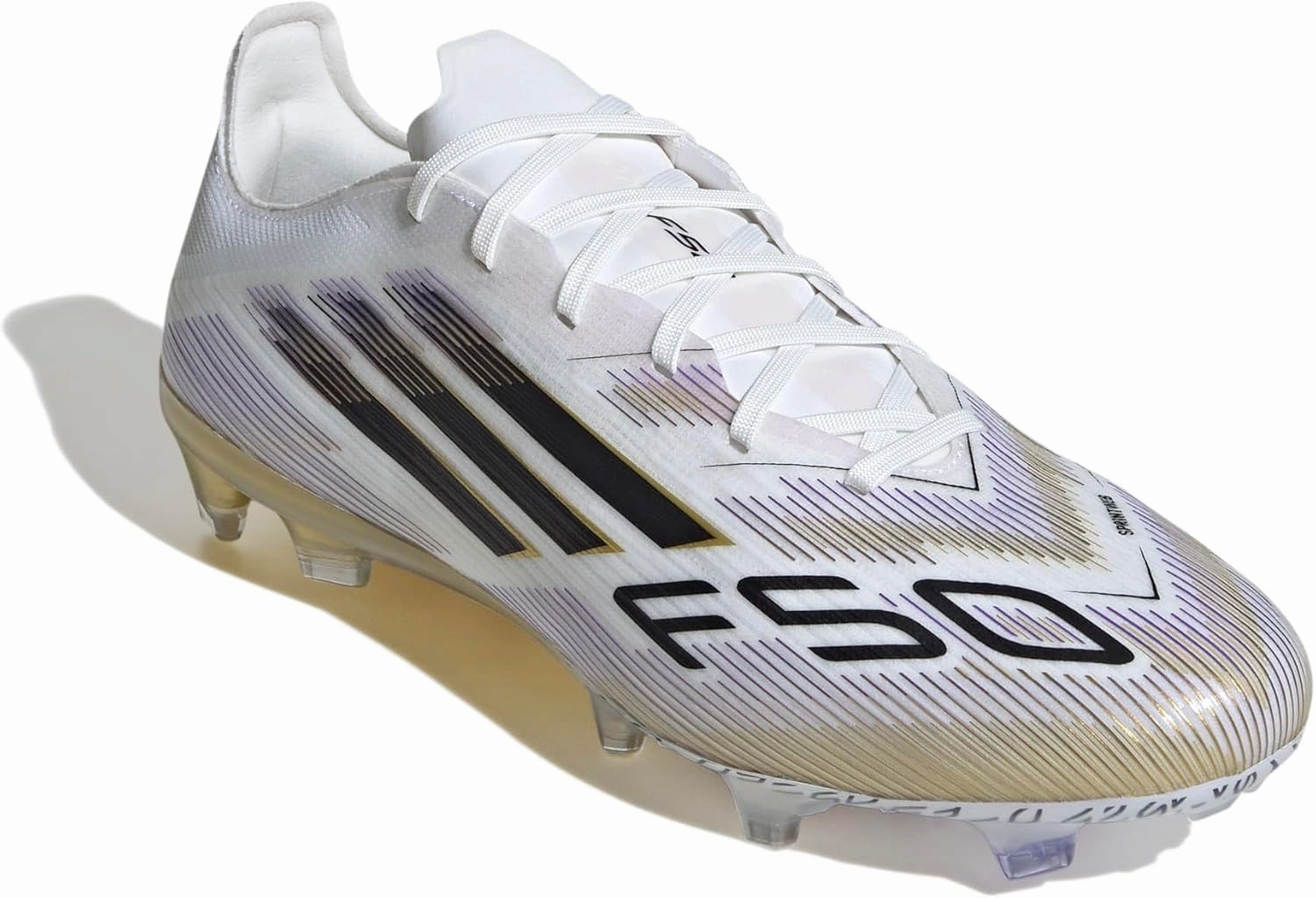 adidas F50 Pro Firm Ground Soccer Shoes - Lightweight Unisex Design with Lockdown Fit, Made with Recycled Materials