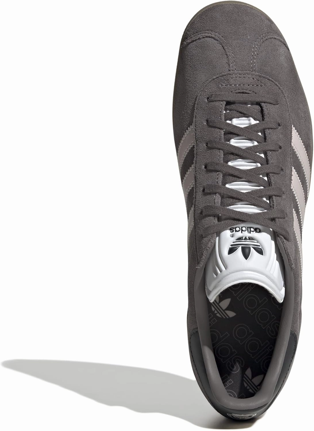 adidas Gazelle Rekive Soccer Shoe - Match Kit Colors, Team Badge on Heel, Soft Suede Leather Upper, Classic Design