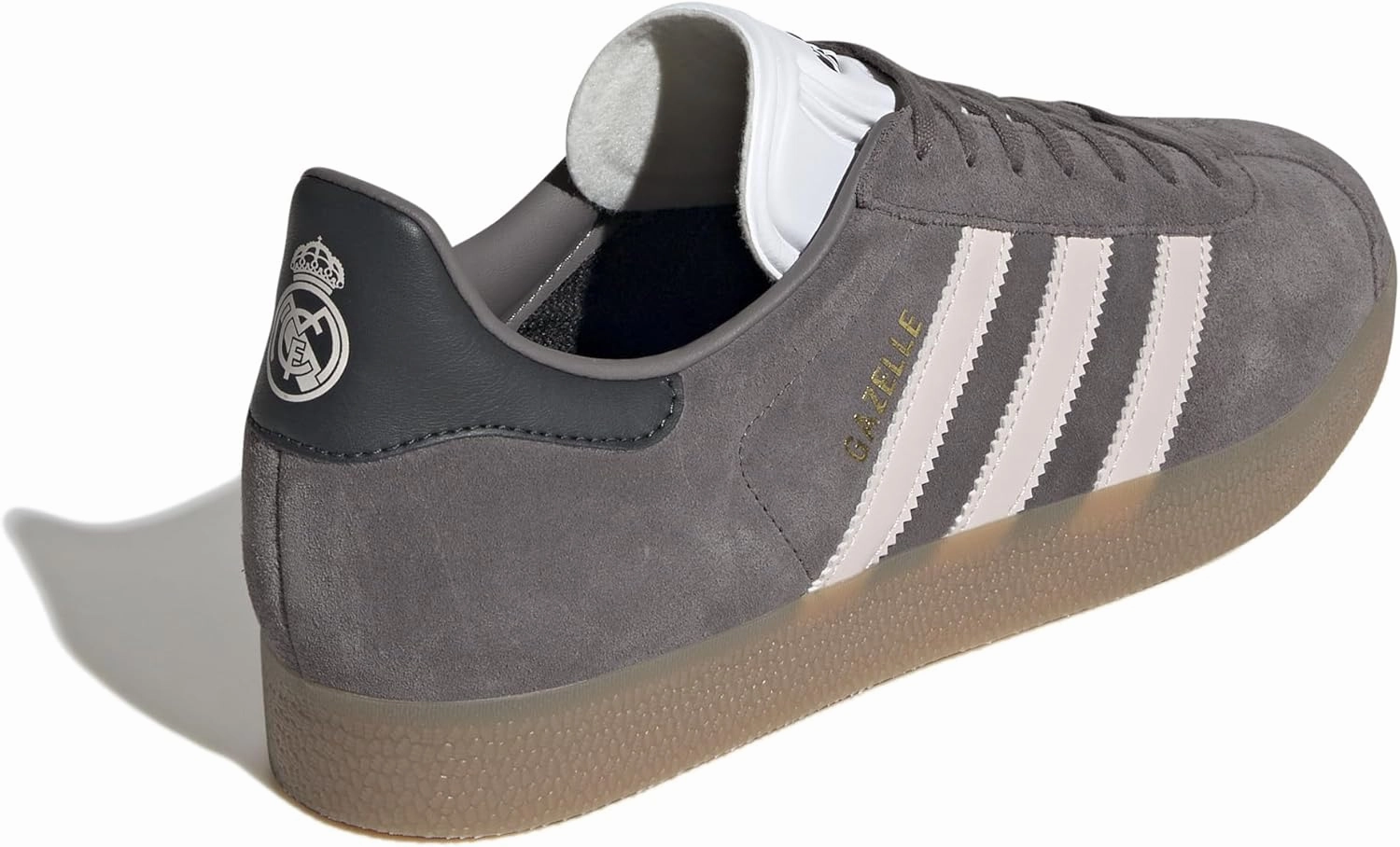 adidas Gazelle Rekive Soccer Shoe - Match Kit Colors, Team Badge on Heel, Soft Suede Leather Upper, Classic Design