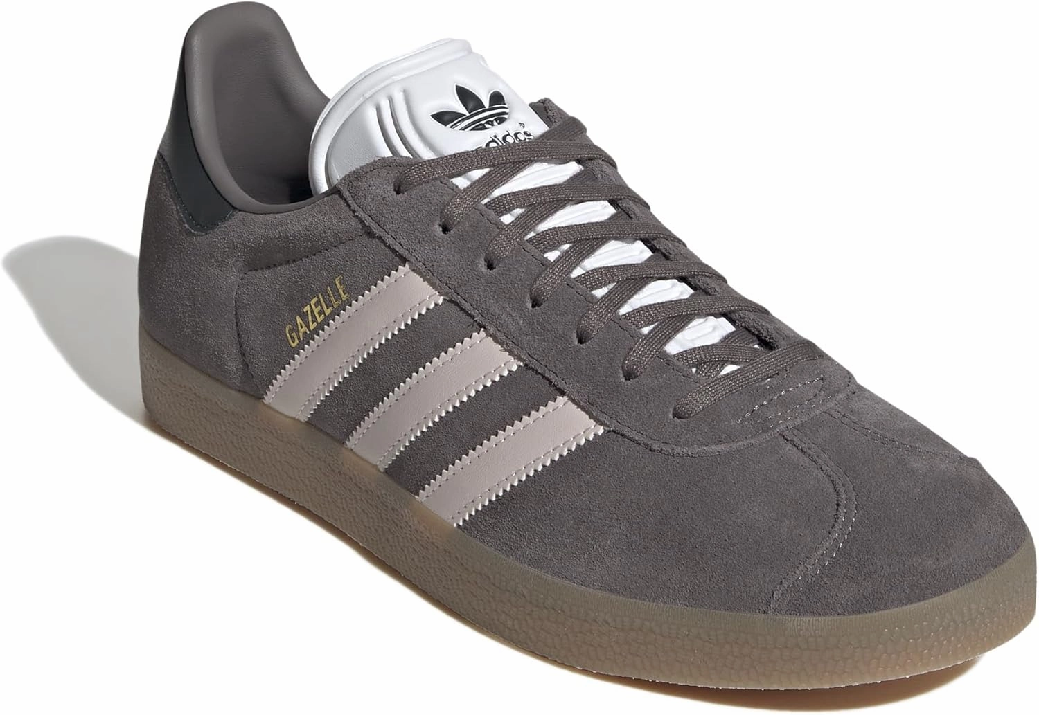 adidas Gazelle Rekive Soccer Shoe - Match Kit Colors, Team Badge on Heel, Soft Suede Leather Upper, Classic Design