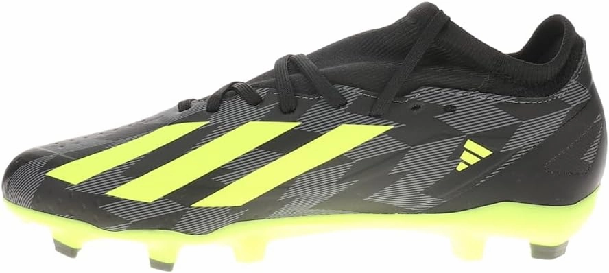 adidas Mens X Crazyfast.3 Firm Ground Soccer Cleats Cleated, Firm Ground - Black