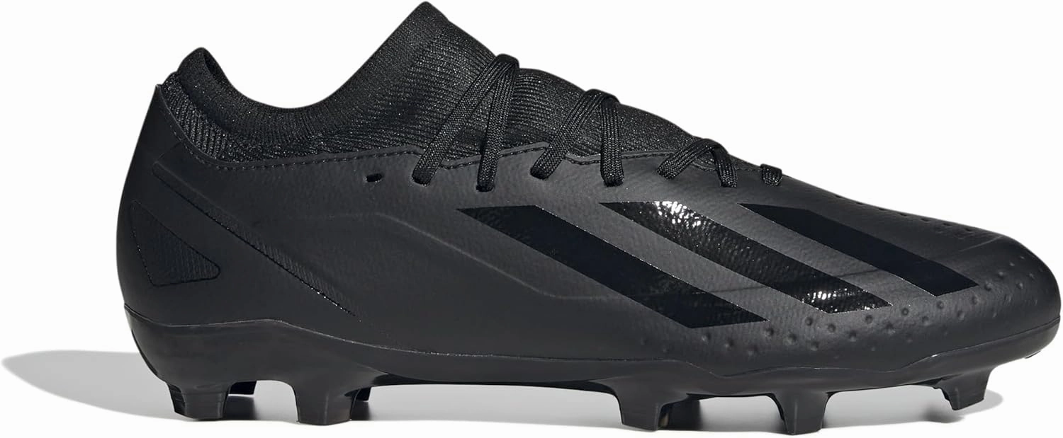 adidas Mens X Crazyfast.3 Firm Ground Soccer Cleats Cleated, Firm Ground - Black
