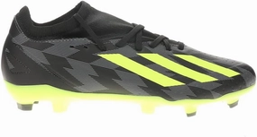 adidas Mens X Crazyfast.3 Firm Ground Soccer Cleats Cleated, Firm Ground - Black