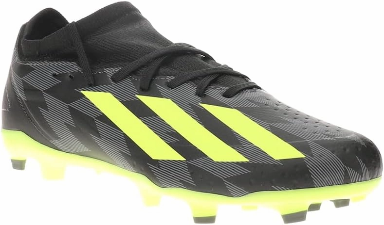 adidas Mens X Crazyfast.3 Firm Ground Soccer Cleats Cleated, Firm Ground - Black