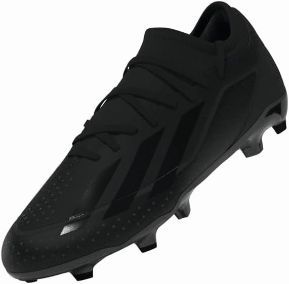 adidas Mens X Crazyfast.3 Firm Ground Soccer Cleats Cleated, Firm Ground - Black
