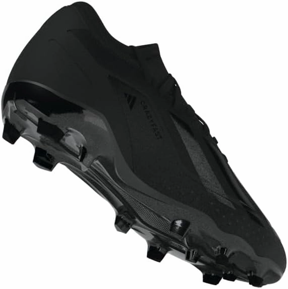 adidas Mens X Crazyfast.3 Firm Ground Soccer Cleats Cleated, Firm Ground - Black