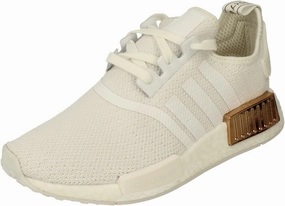 Adidas Originals NMD_R1 Womens Running Trainers Sneakers (UK 4 US 5.5 EU 36 2/3, White Gold FV1788)