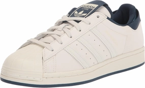 adidas Originals Superstar Skate Shoe, Chalk White/Hazy Blue/Crew Navy, 7 US Unisex Big Kid
