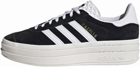 adidas Originals Women Gymnastics Shoes Sneaker, Core Black Core White Semi Glossy Blue, 10