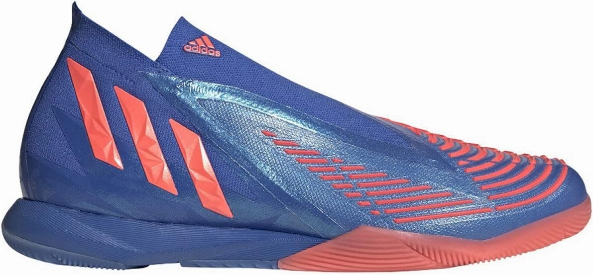 adidas Predator Edge.1 in Soccer Shoes, 10, HI-RES Blue/Turbo/HI-RES Blue