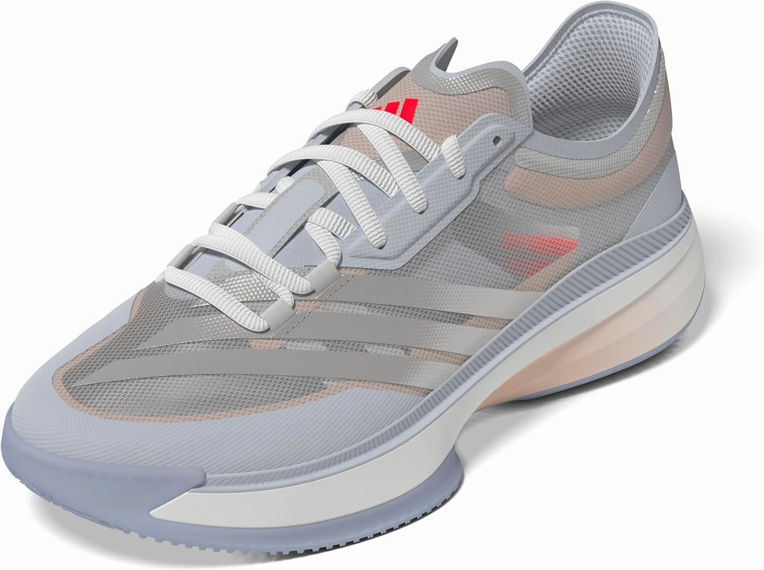 adidas Unisex Adizero Select 3.0 Basketball Sneaker, Halo Blue/Silver Metallic/Powder Coral, 10 US Men