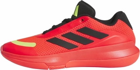 adidas Unisex Bb Legends Low Basketball Shoes, Lucid Red Core Black Lucid Lemon, 10