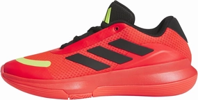adidas Unisex Bb Legends Low Basketball Shoes, Lucid Red Core Black Lucid Lemon, 10