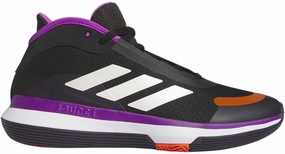 adidas Unisex Bounce Legends Low Trainers Basketball Shoes, Core Black Purple Burst Aurora Black, 10