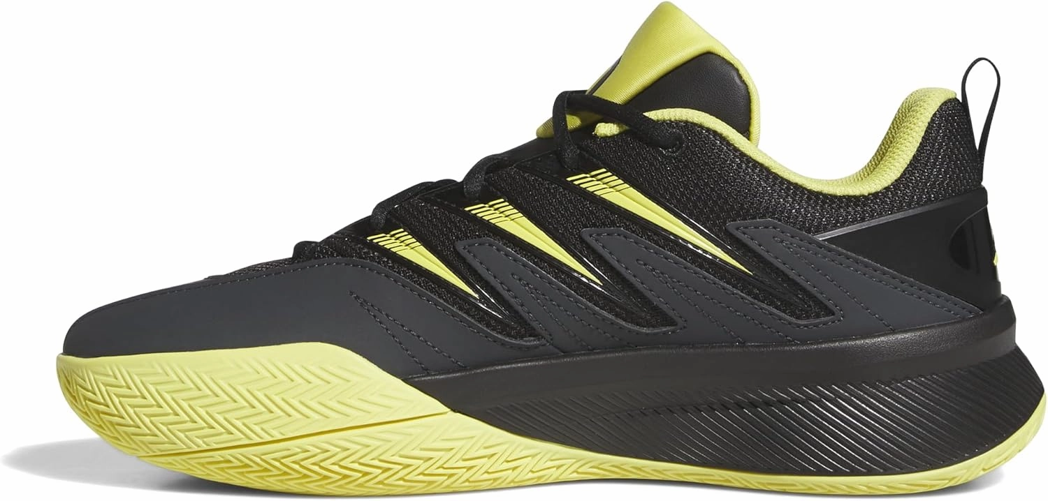 adidas Unisex Women's Certified 3 Basketball Shoes, Core Black Pure Sulfur Carbon, 10