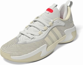 adidas Women's Exhibit Select 2.0 Pro Basketball Sneaker, Cream White/Cream White/Lucid Red, 11.5