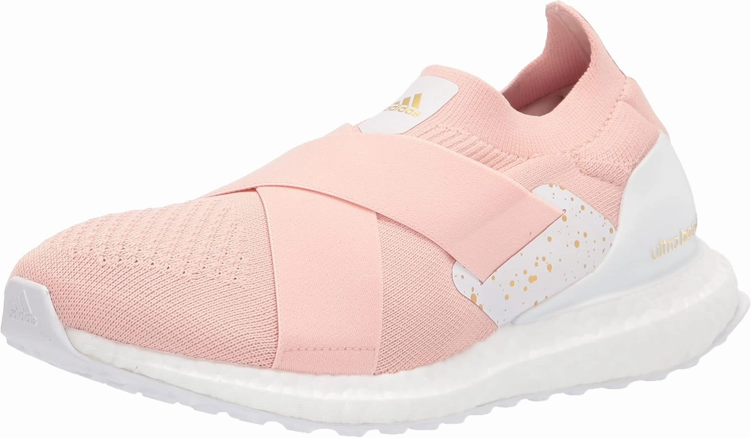 adidas Women's Ultraboost 5.0 DNA Running Shoe, Vapour Pink/Gold Metallic/White, 9