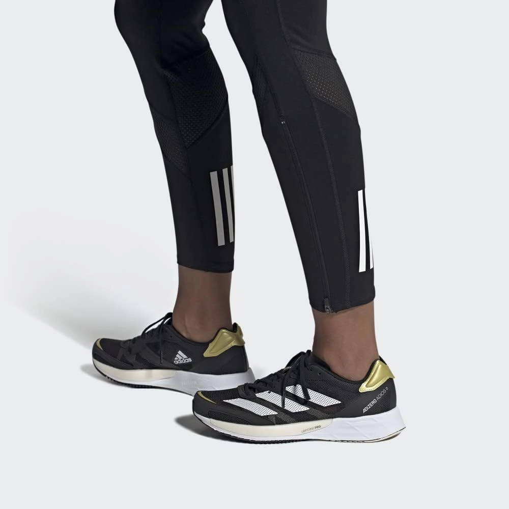 adidas Womens Adizero Adios 6 Running Shoes, Halo Mint/Sonic Ink/Signal Green