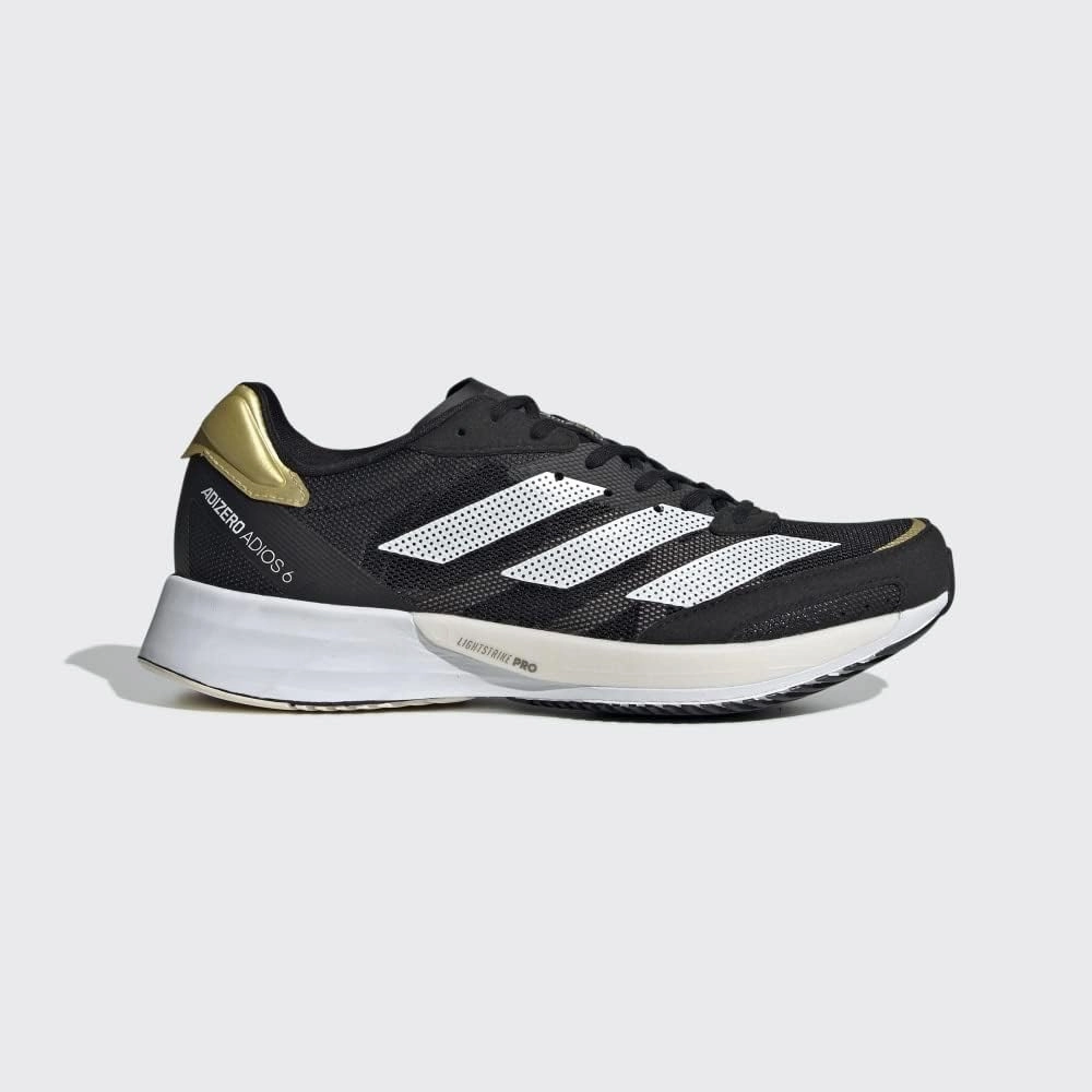adidas Womens Adizero Adios 6 Running Shoes, Halo Mint/Sonic Ink/Signal Green