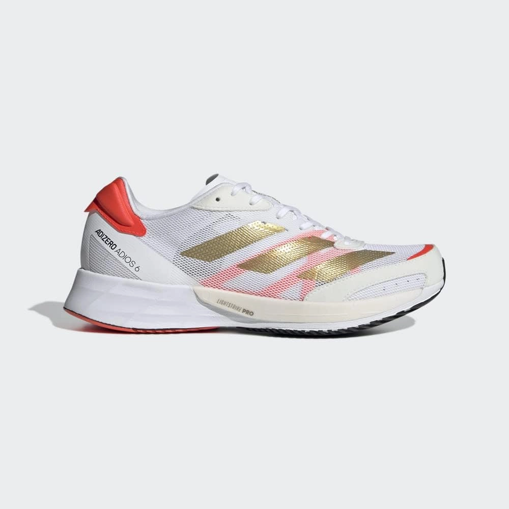 adidas Womens Adizero Adios 6 Running Shoes, Halo Mint/Sonic Ink/Signal Green
