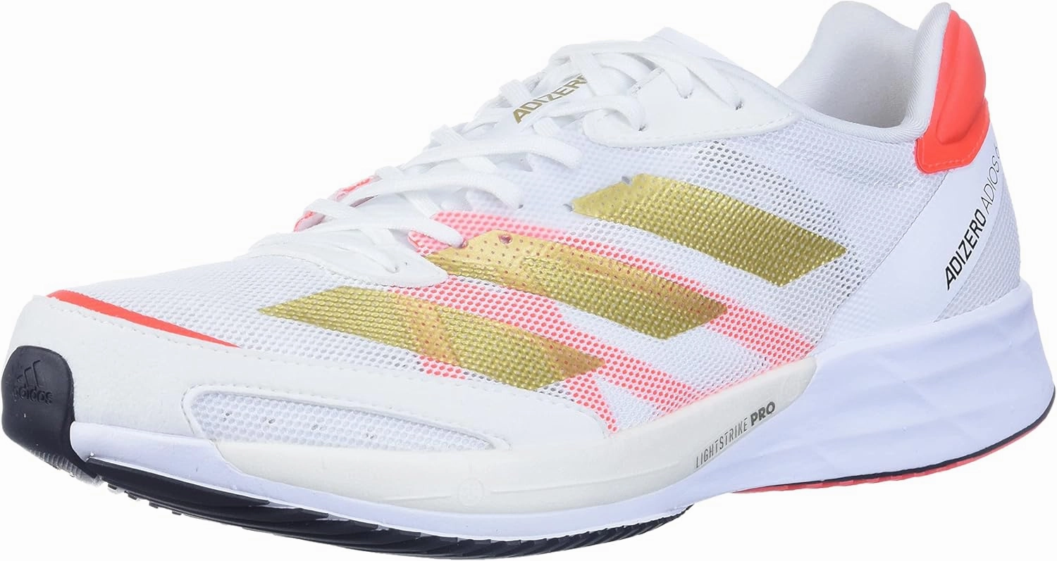 adidas Womens Adizero Adios 6 Running Shoes, Halo Mint/Sonic Ink/Signal Green