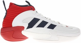 adidas Womens Exhibit Select 2.0 Mid Team Basketball Sneakers Shoes - Blue, White