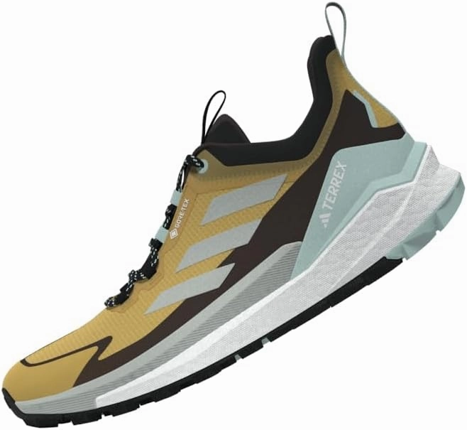 adidas Womens Terrex Free Hiker 2 Low GTX Hiking Hiking Sneakers Shoes - Green