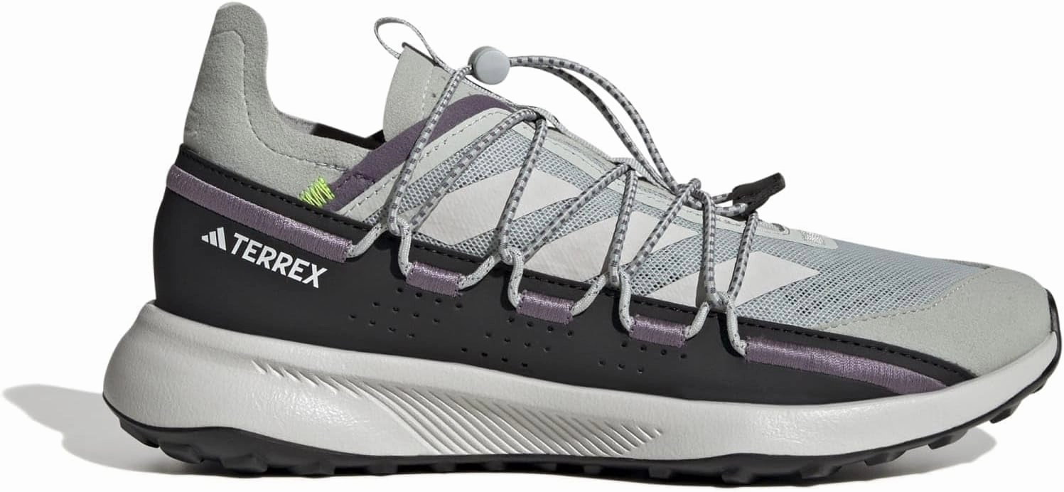 adidas Womens Terrex Voyager 21 Canvas Hiking Hiking Sneakers Shoes - Purple