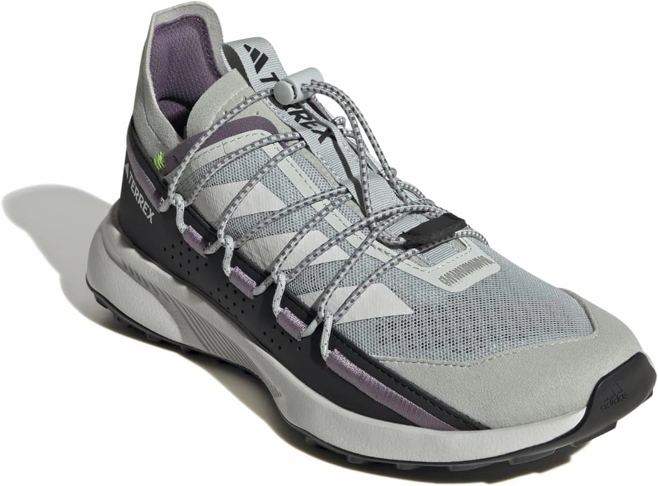 adidas Womens Terrex Voyager 21 Canvas Hiking Hiking Sneakers Shoes - Purple