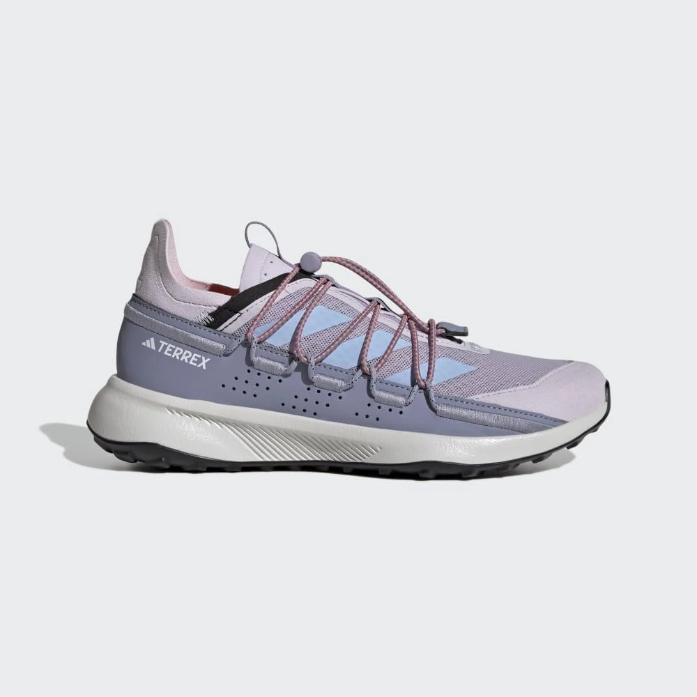 adidas Womens Terrex Voyager 21 Canvas Hiking Hiking Sneakers Shoes - Purple