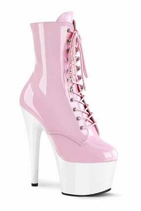 ADORE-1020 Pink Patent Ankle Boot