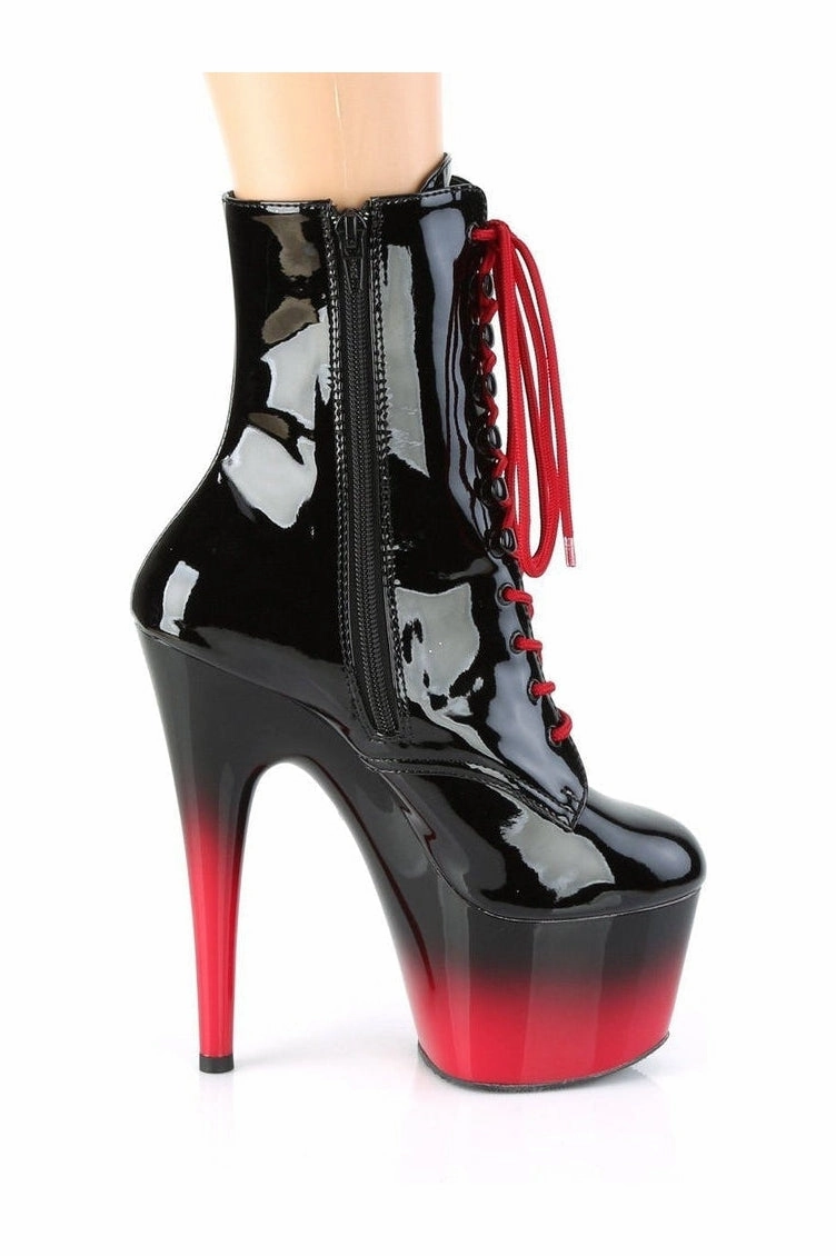ADORE-1020BR-H Exotic Boot | Black Patent