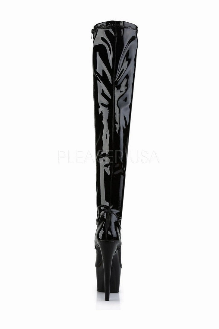ADORE-3000 Platform Boot  | Black Patent