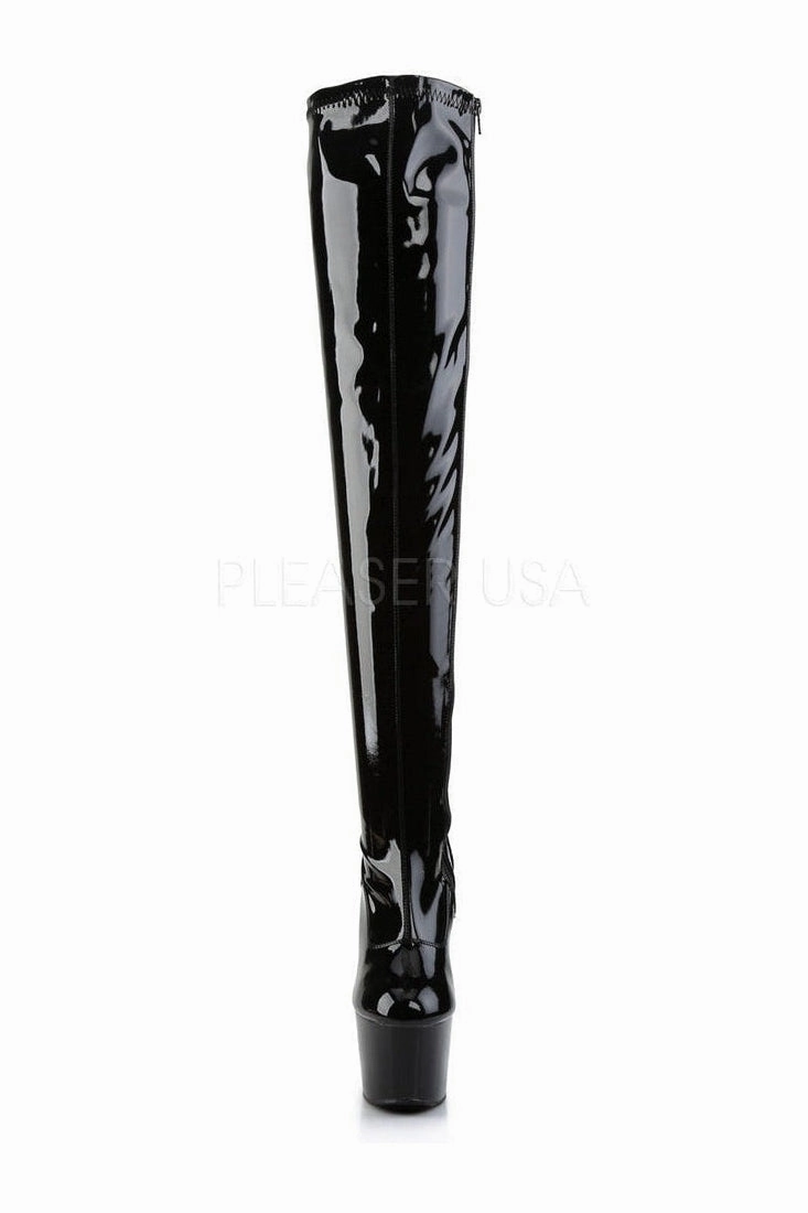 ADORE-3000 Platform Boot  | Black Patent