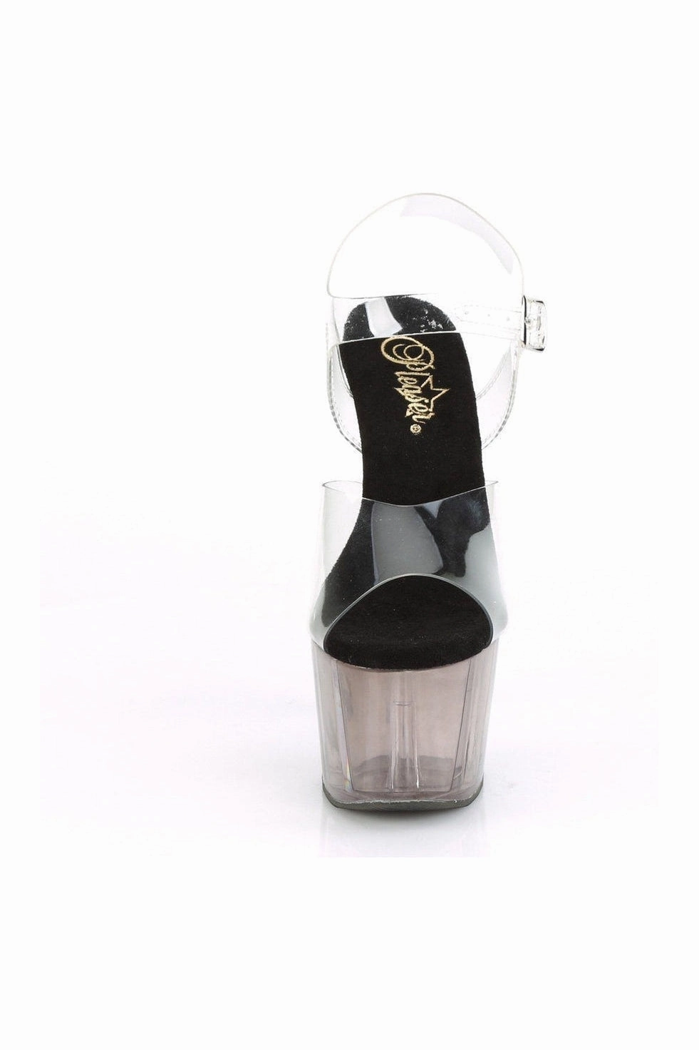 ADORE-708T Exotic Sandal | Clear Vinyl