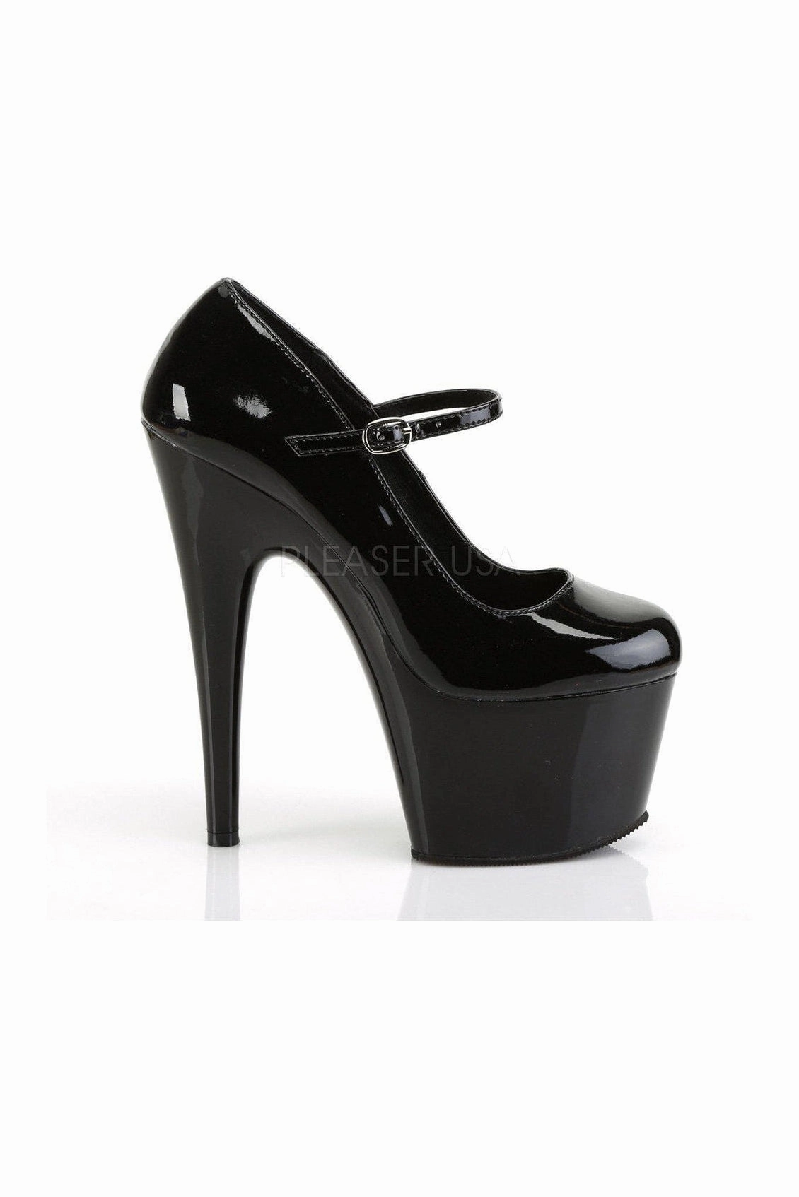 ADORE-787 Pumps | Black Patent