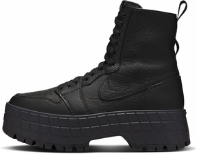 Air Jordan 1 Brooklyn Women's Boots (FJ5737-001, Black/Black/Flat Pewter) Size 9.5