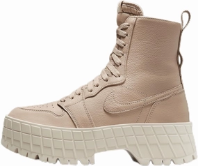Air Jordan 1 Brooklyn Women's Boots (FJ5737-200, Legend Medium Brown/Legend Medium Brown) Size 9