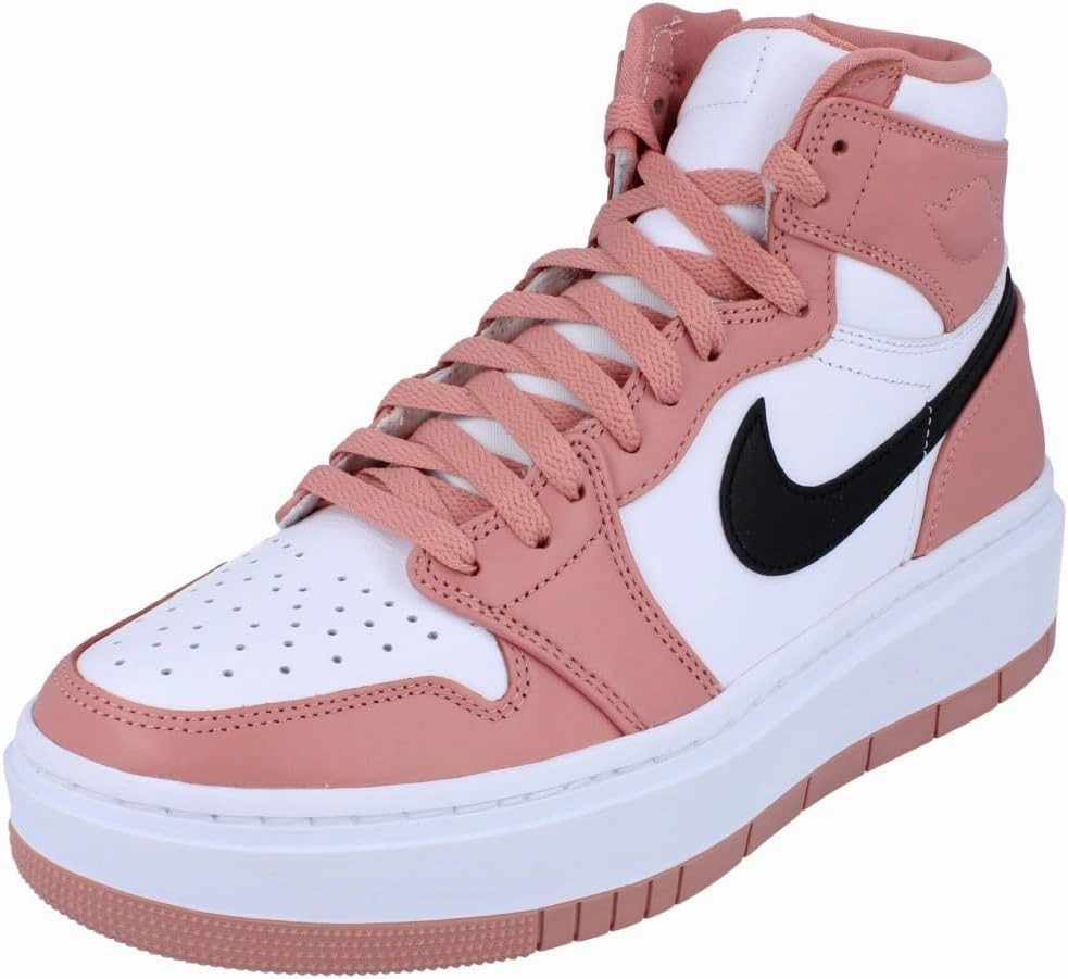 Air Jordan 1 Elevate High Women's Shoes (DN3253-601, Red Stardust/White/Black) Size 10