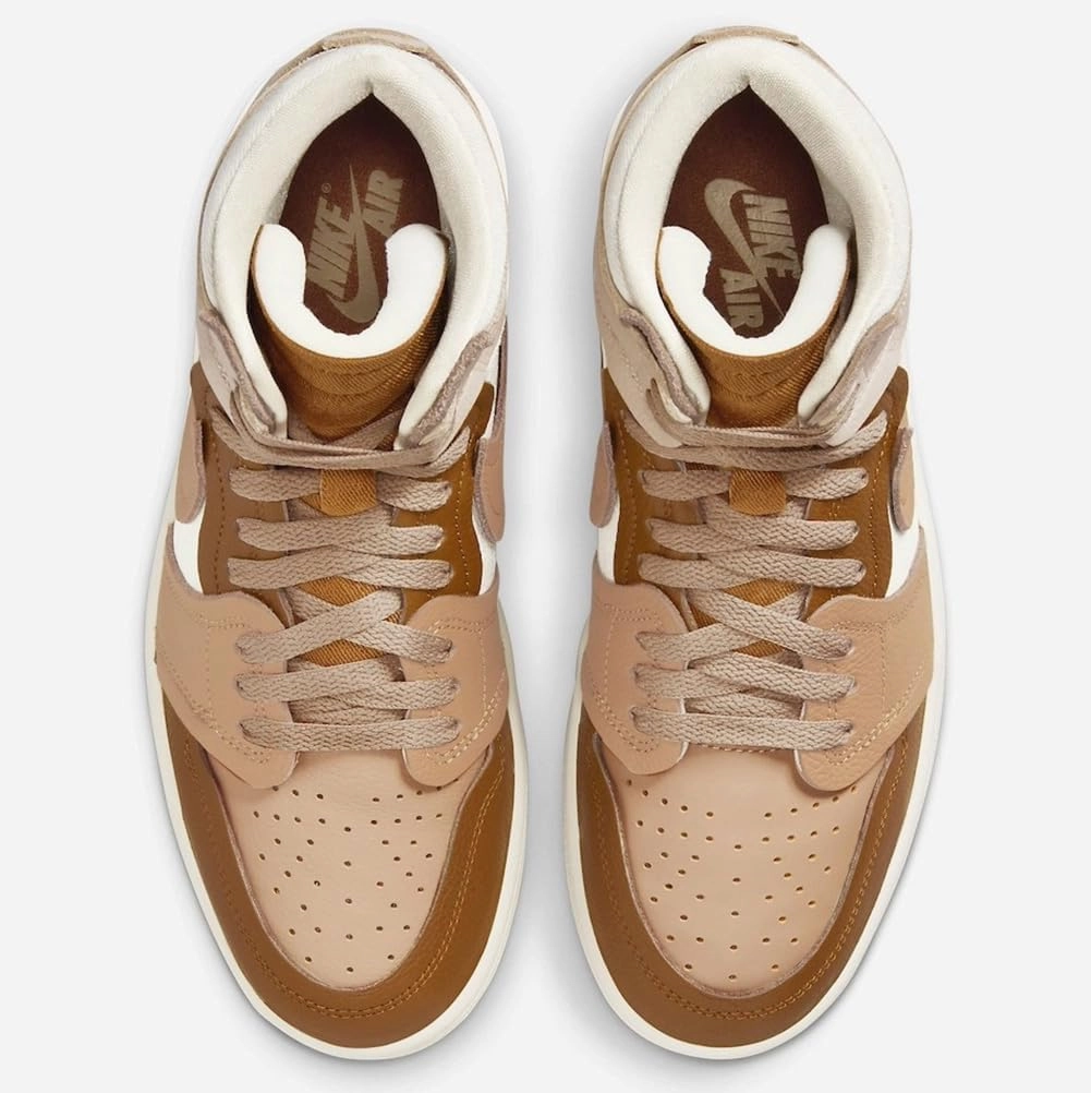 Air Jordan 1 High Method of Make Women's Shoes (FB9891-200, Legend Medium Brown/Legend Coffee)