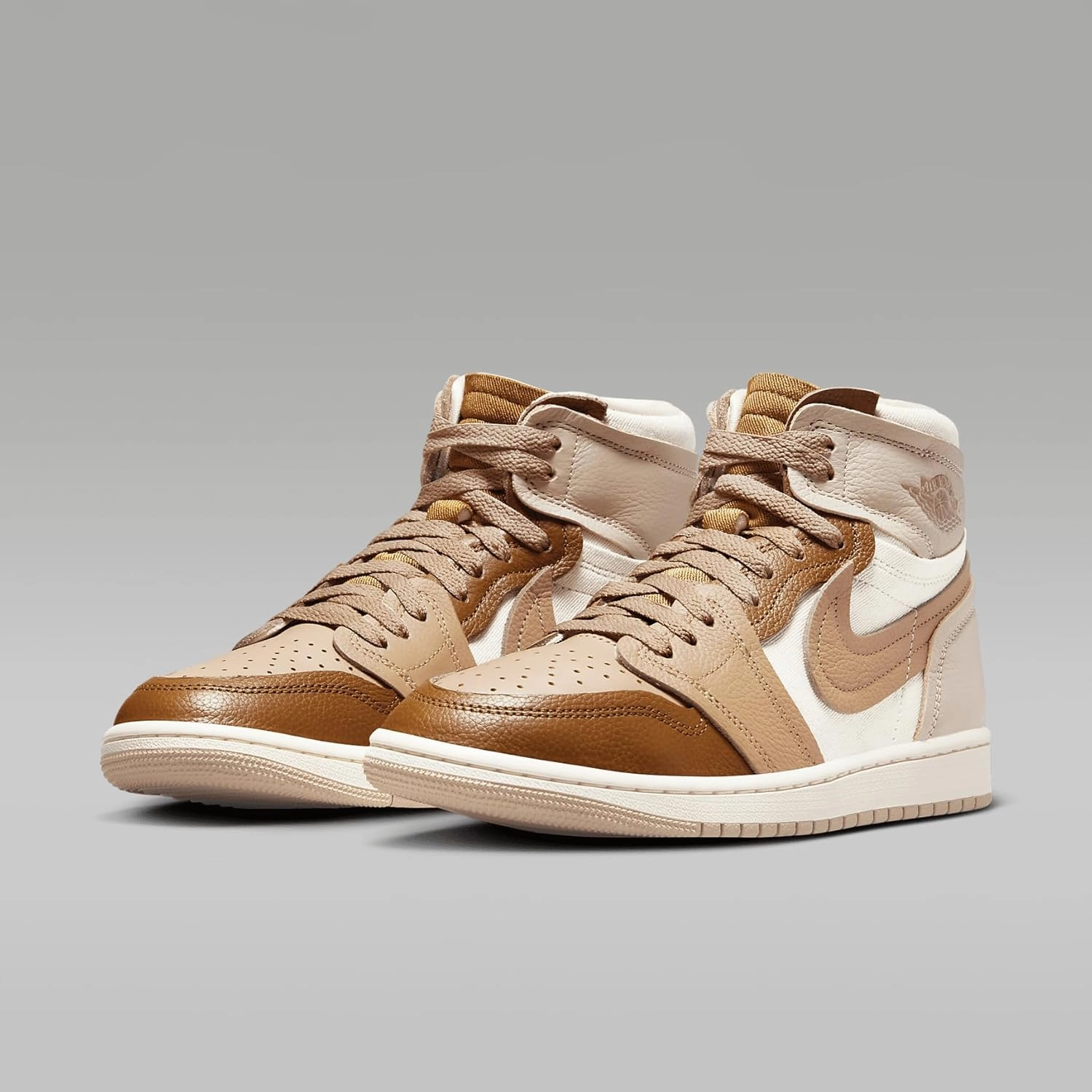 Air Jordan 1 High Method of Make Women's Shoes (FB9891-200, Legend Medium Brown/Legend Coffee)